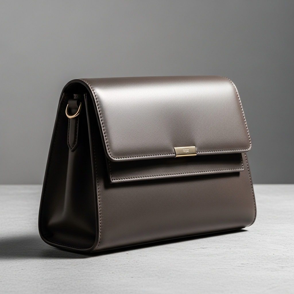 کیف چرم با طراحی مینیمال